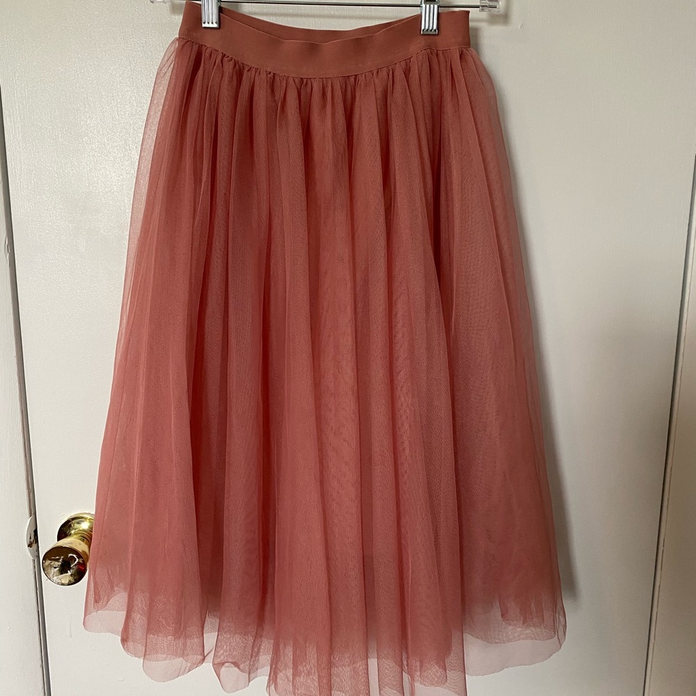 Pink Midi Skirt